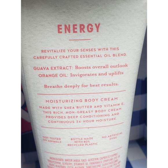 BBW Energy Orange Aromatherapy Scrub & Body Cream - Picture 2 of 3